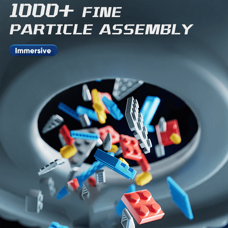 Raketbouwstenen - Creatief Bouwspeelgoed voor Kinderen, Ruimteraket Bouwsets en Doe-Het-Zelf Bouwstenen