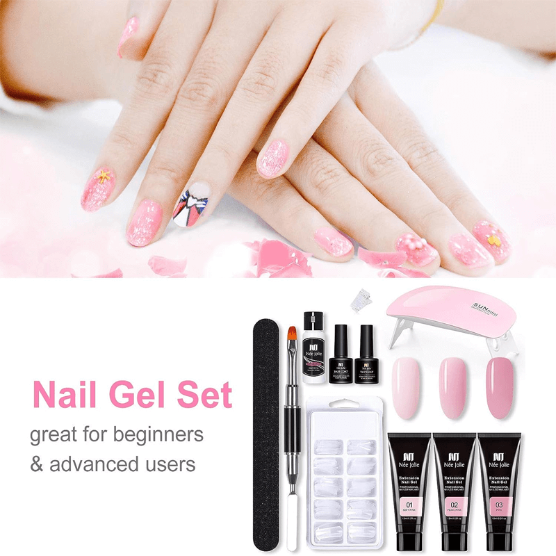 Nagelverlengingsset met UV-lamp