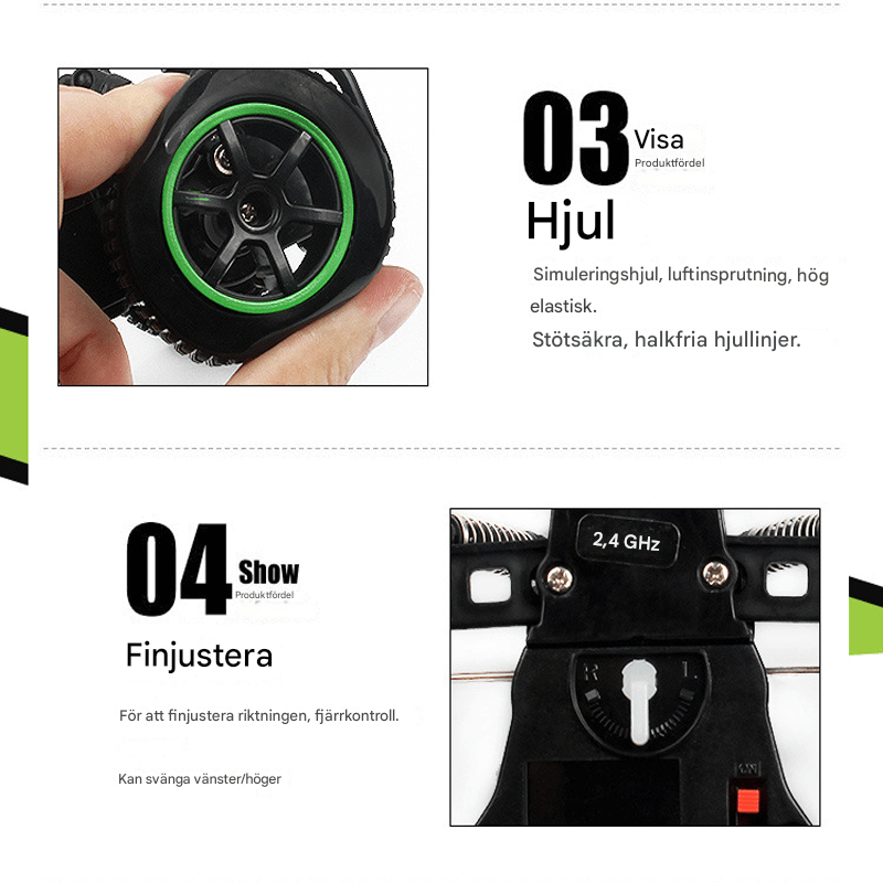 1:20 Buggyauto met afstandsbediening - Snelle raceauto met 2.4G-technologie