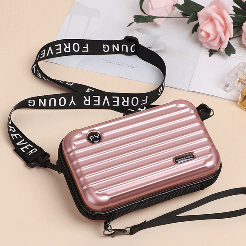 Op reistas geïnspireerde crossbody tas