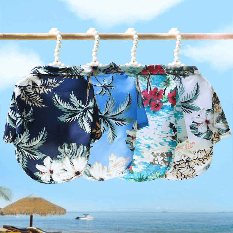 Hawaiiaans strandshirt voor huisdieren