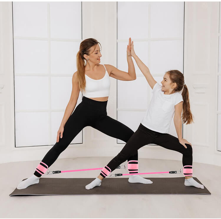 BootyFlex – Fotledsbaserat Motståndsbandset med Justerbar Belastning för Ben, Höfter & Hemmaträning