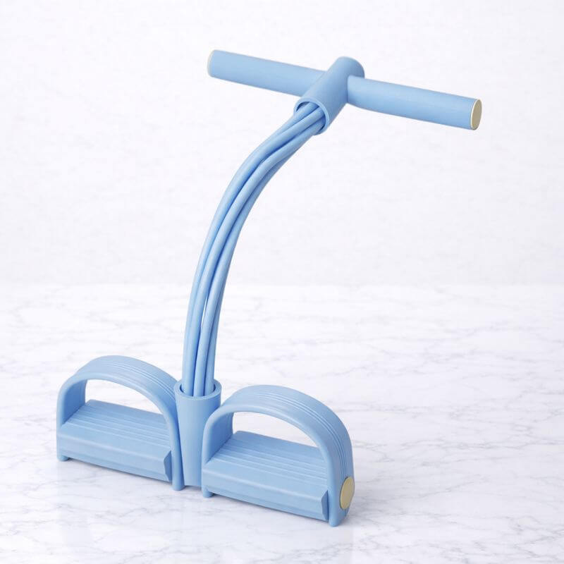 FlexPulse – Pedalbaserat Träningsredskap med Motståndsband för Stretching, Mage, Ben, Armar & Helkroppsträning