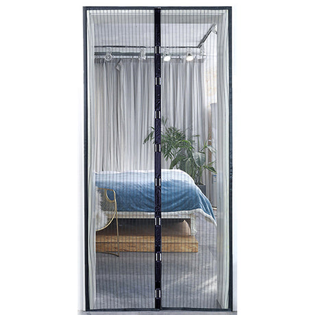 Magnetisch muskietennet voor deur met automatische sluiting | Insectennet met magnetisch slot - Bescherming tegen muggen voor patio, balkon & ingang (Meerdere maten)