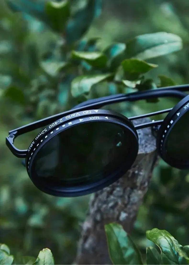 Solvyn - Verstelbare Ronde Zonnebril voor Mannen & Vrouwen | Gepolariseerd met ND-achtige Filters en Retro Stijl