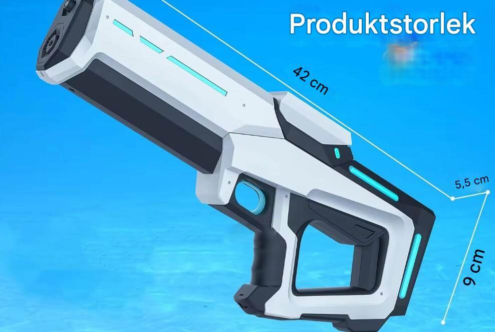 SplashForce - Automatisch waterkanon voor spelen en zomerspelen | Elektrisch aangedreven, groot bereik en veel actie