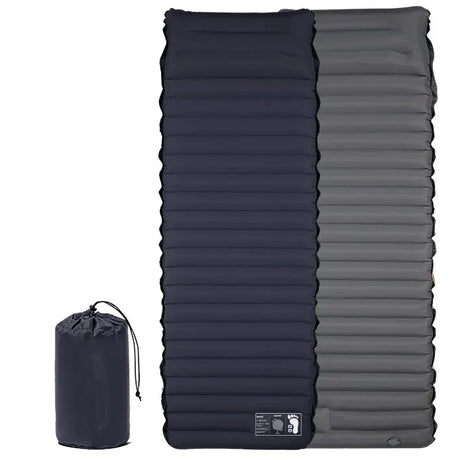 Luchtmatras met ingebouwde luchtpomp Voetpomp 10cm, 3,0-3,2 R-waarde Dubbele laag