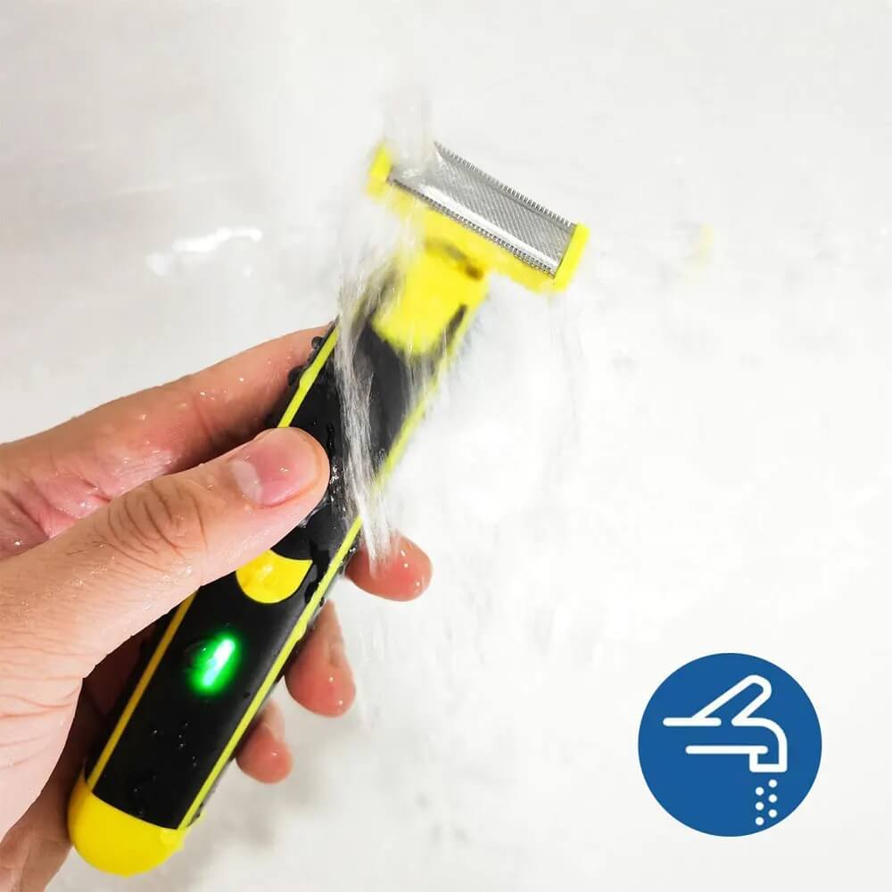 TrimFlex Scheerapparaat - Waterbestendig, Dubbel Blad & Oplaadbaar voor Reizen en Dagelijks Gebruik