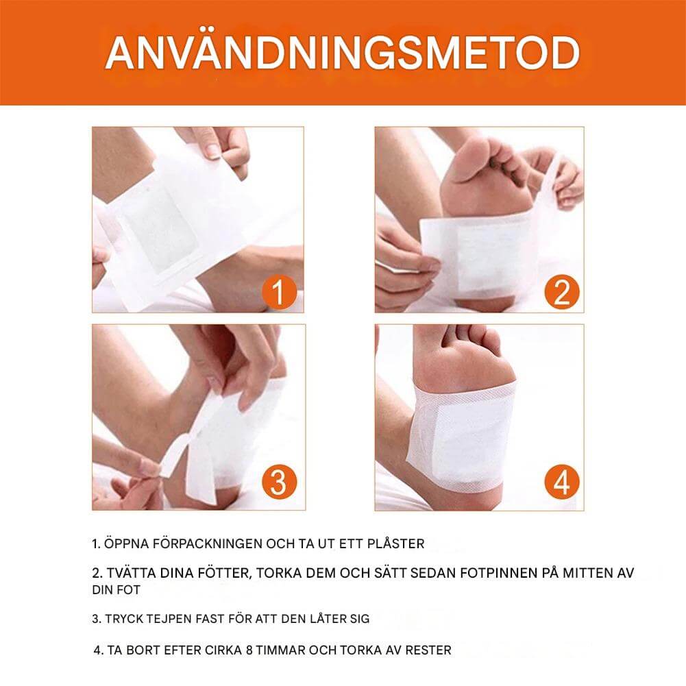 SootheStep - Natuurlijke gembervoetpleisters voor wie wil ontspannen, reinigen en beter slapen