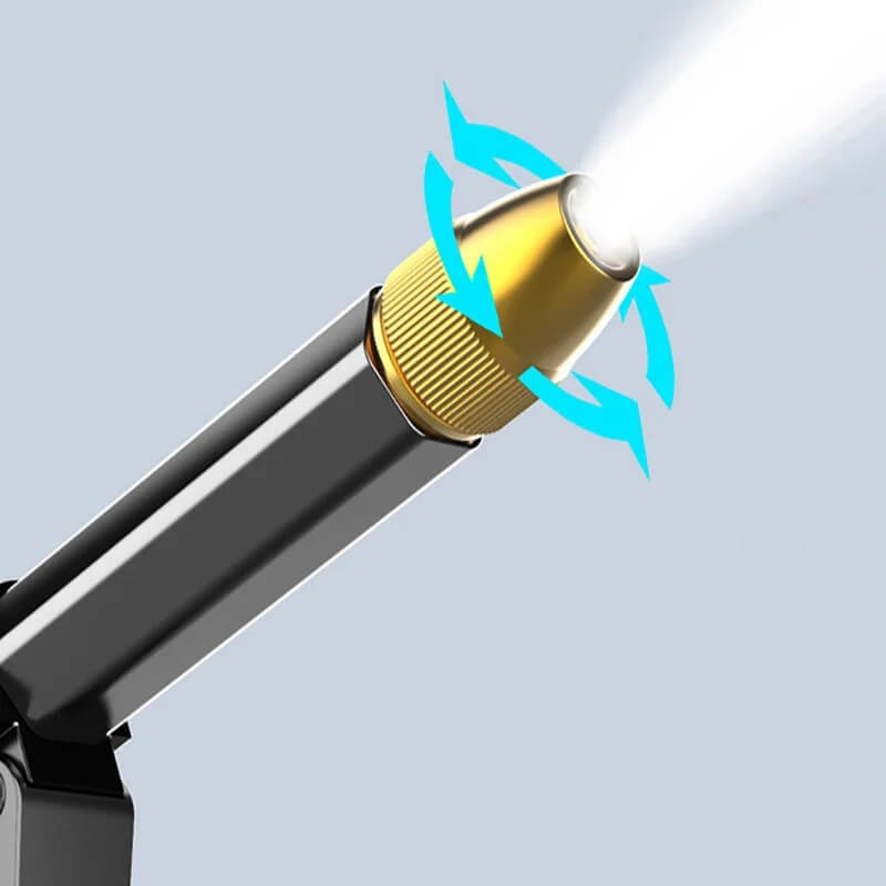 FlexiSpray - Flexibele en uitbreidbare hogedrukslang met verstelbaar mondstuk voor buitengebruik