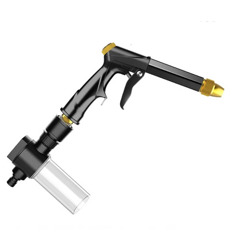 FlexiSpray - Flexibele en uitbreidbare hogedrukslang met verstelbaar mondstuk voor buitengebruik