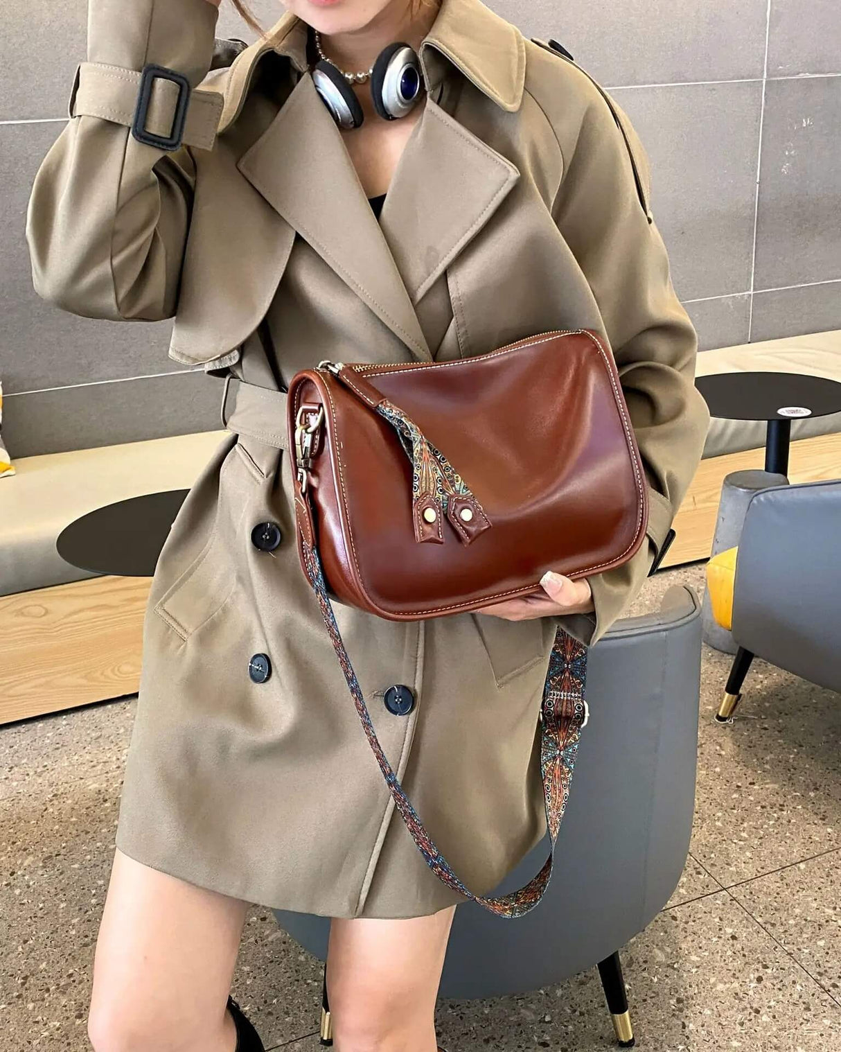 Luxe Leren Tas - Ruime en elegante handtas van echt leer