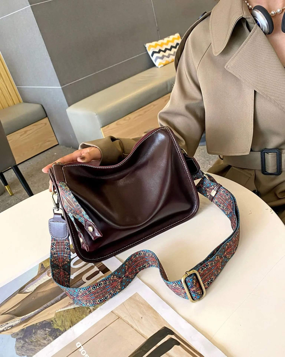 Luxe Leren Tas - Ruime en elegante handtas van echt leer