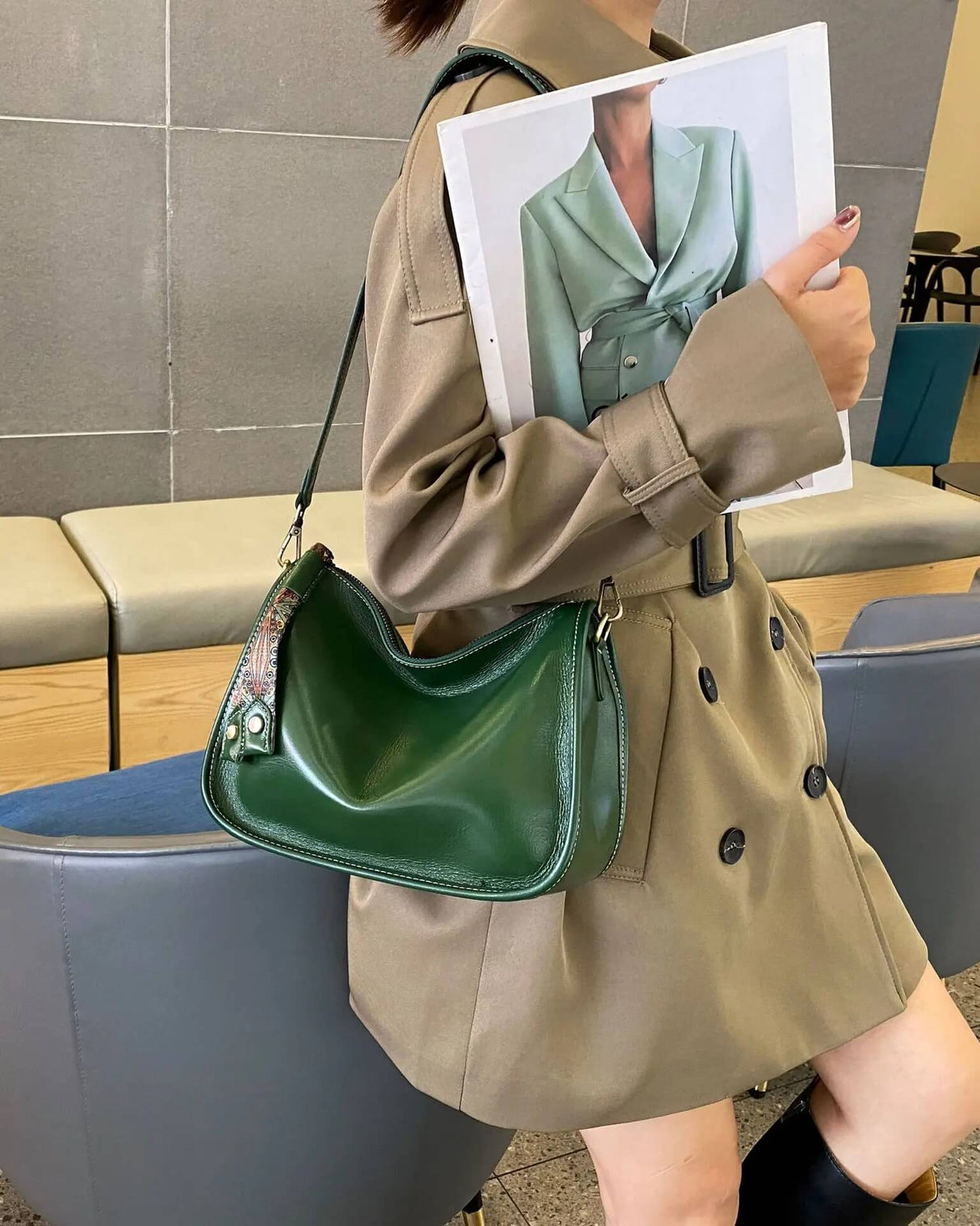 Luxe Leren Tas - Ruime en elegante handtas van echt leer