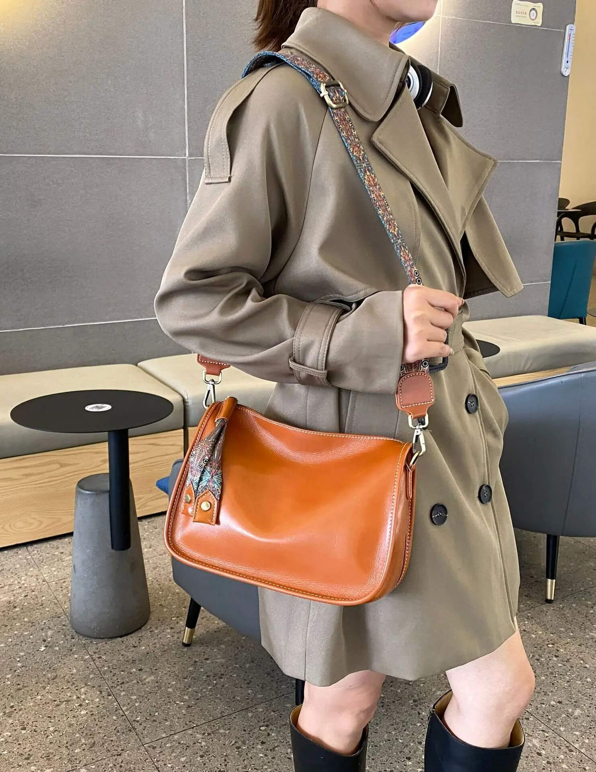 Luxe Leren Tas - Ruime en elegante handtas van echt leer