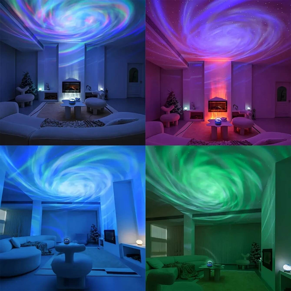 StarGlo - LED Galaxy Projector Lamp | Sfeerverlichting met afstandsbediening voor magische sfeer