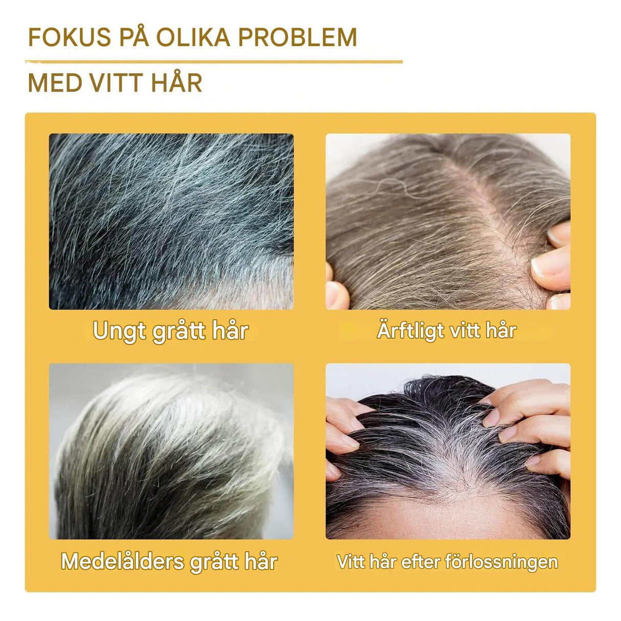 ToneRoot Serum - Haarserum voor grijs en wit haar | Natuurlijke kleurverbetering en hoofdhuidvoeding
