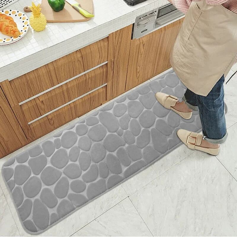 VelvioMat - Grote Badkamermat van Memory Foam - Antislip, Zacht & Absorberende Mat voor Thuis