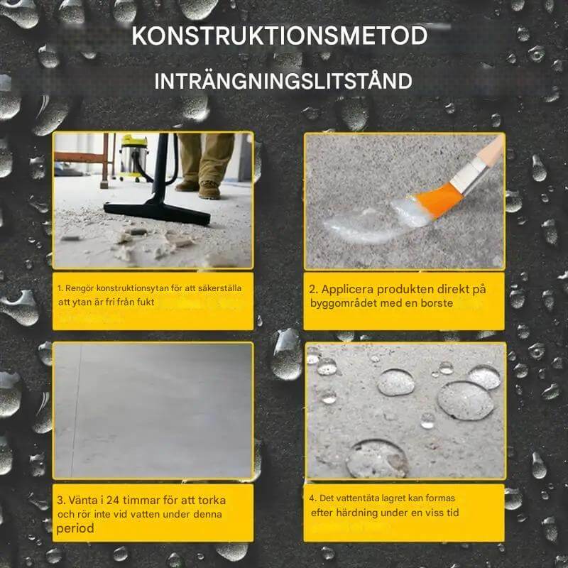 HydraCoat - Waterdichte coating | Transparante coating voor lekkageherstel