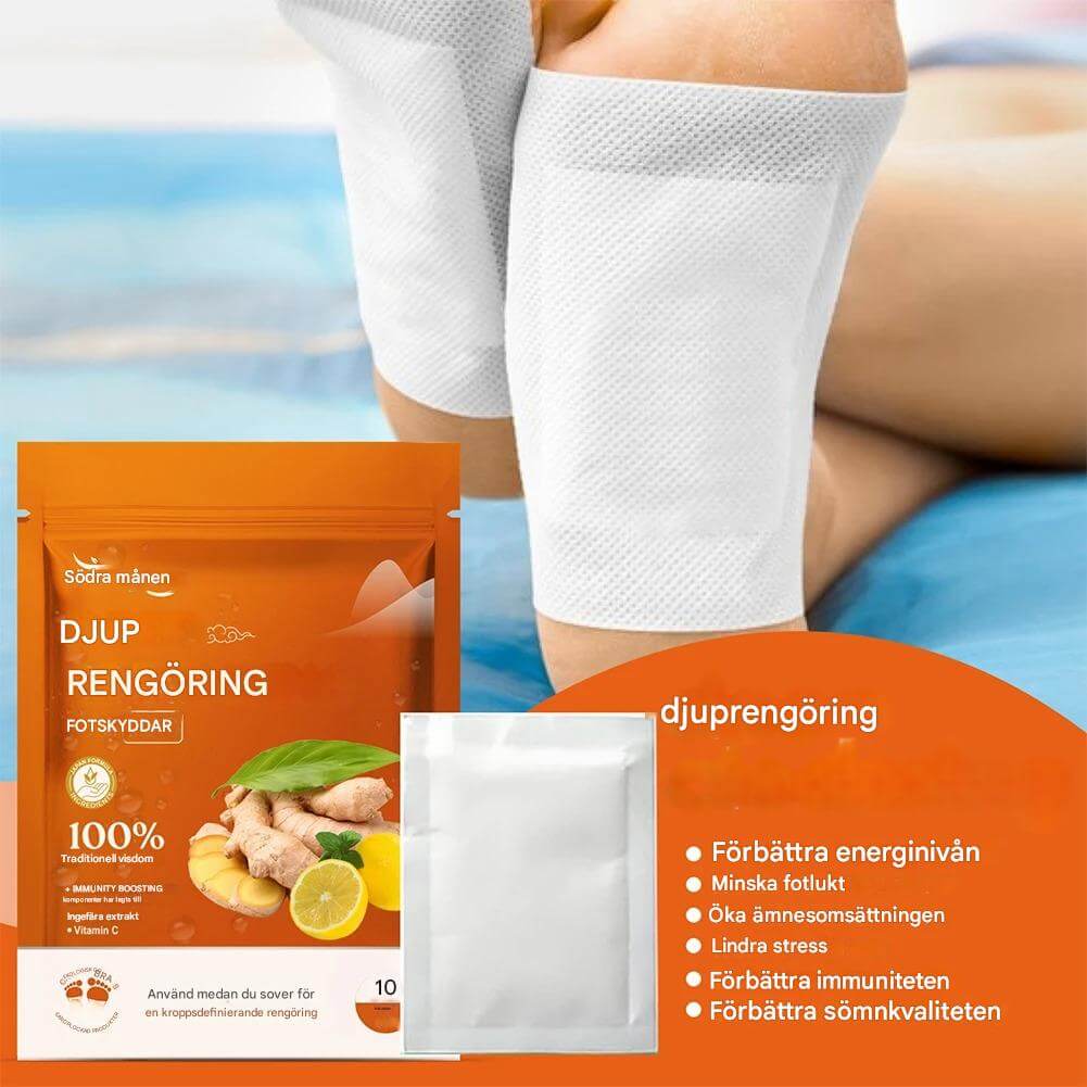 SootheStep - Natuurlijke gembervoetpleisters voor wie wil ontspannen, reinigen en beter slapen