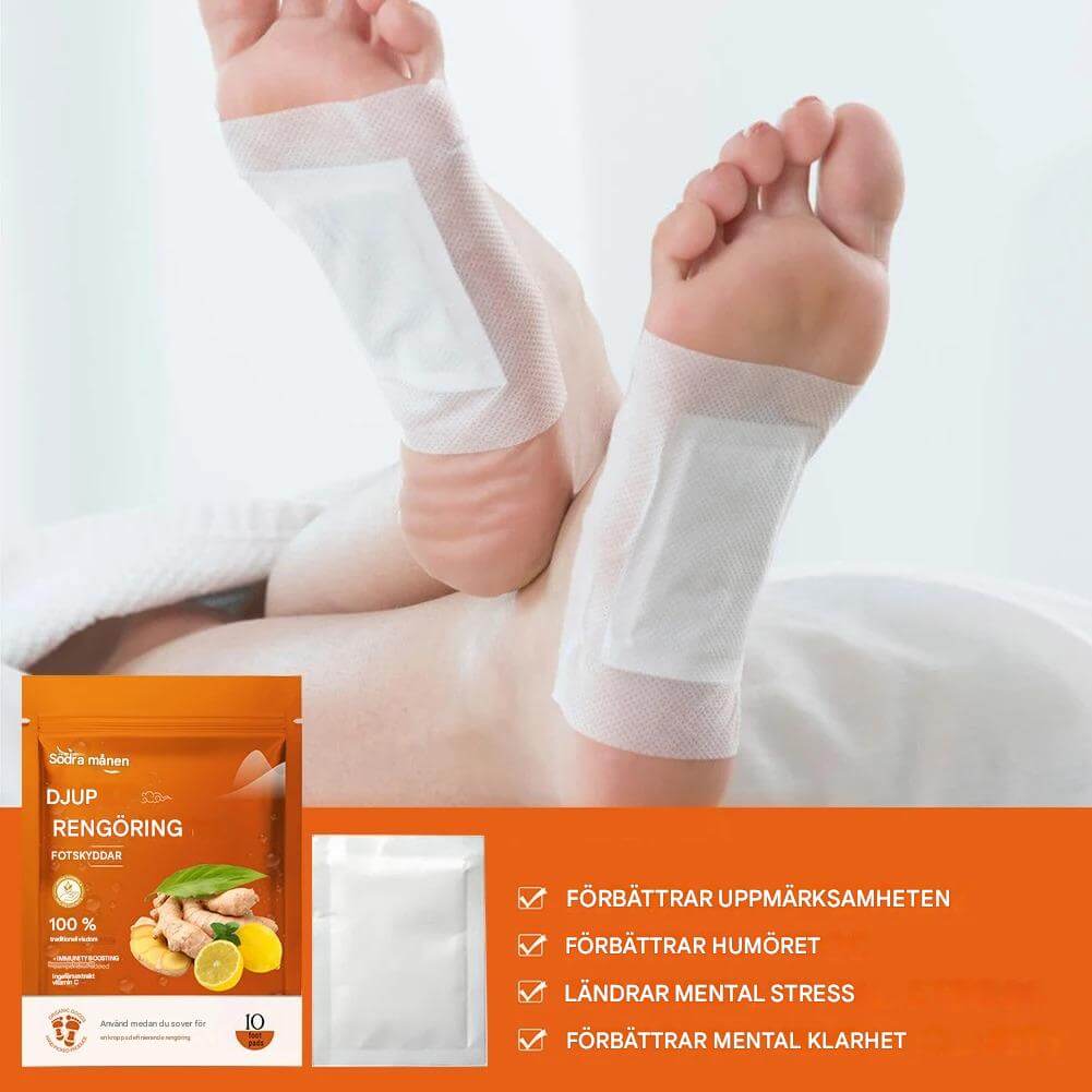 SootheStep - Natuurlijke gembervoetpleisters voor wie wil ontspannen, reinigen en beter slapen