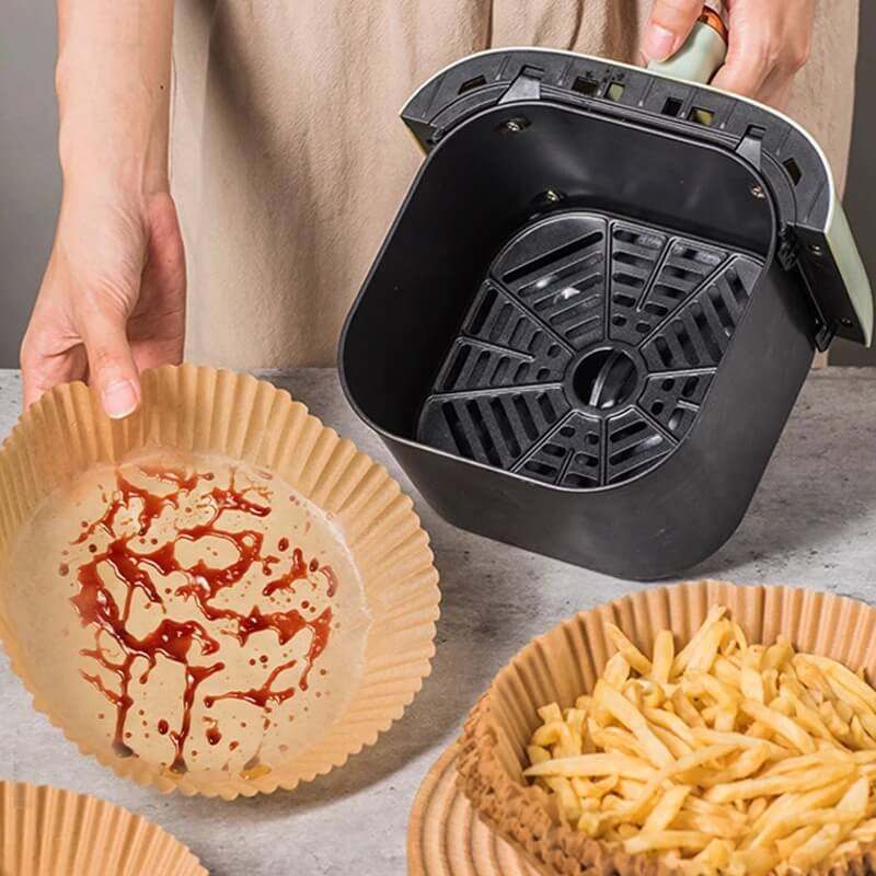 FryClean - Wegwerppapier voor Airfryer | Voor een schonere keuken en minder afwas