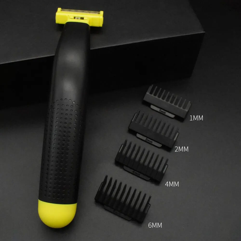 TrimFlex Scheerapparaat - Waterbestendig, Dubbel Blad & Oplaadbaar voor Reizen en Dagelijks Gebruik