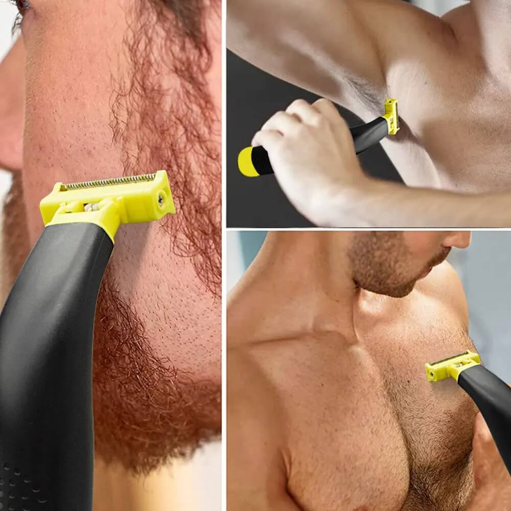 TrimFlex Scheerapparaat - Waterbestendig, Dubbel Blad & Oplaadbaar voor Reizen en Dagelijks Gebruik