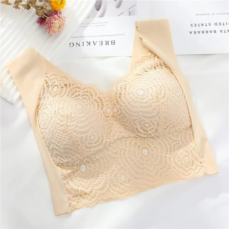 ComfortMax - Naadloze Damesbeha Plus Size M-5XL - Draadloze Minimiser - Push Up