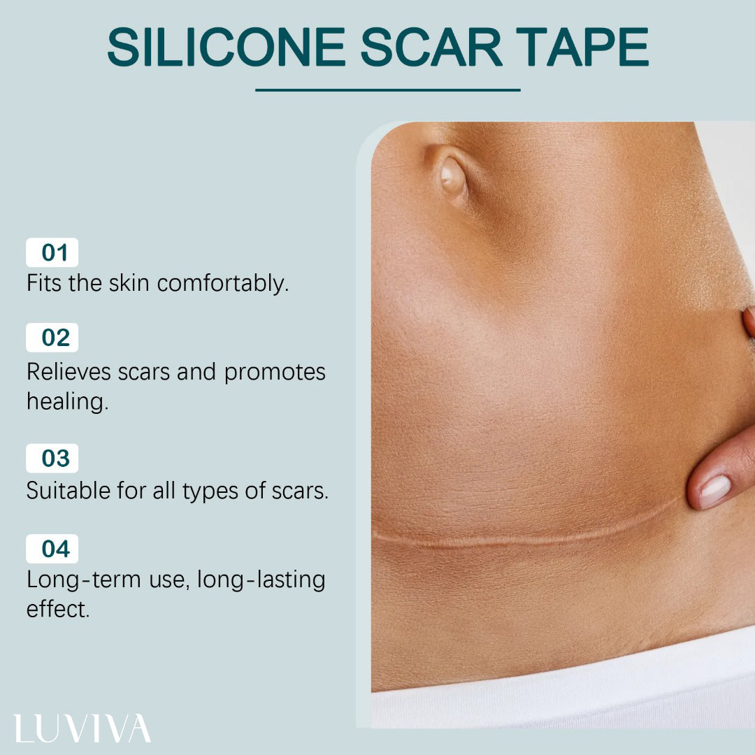 Luviva - Geavanceerde siliconen tape voor litteken- en rimpelbehandeling
