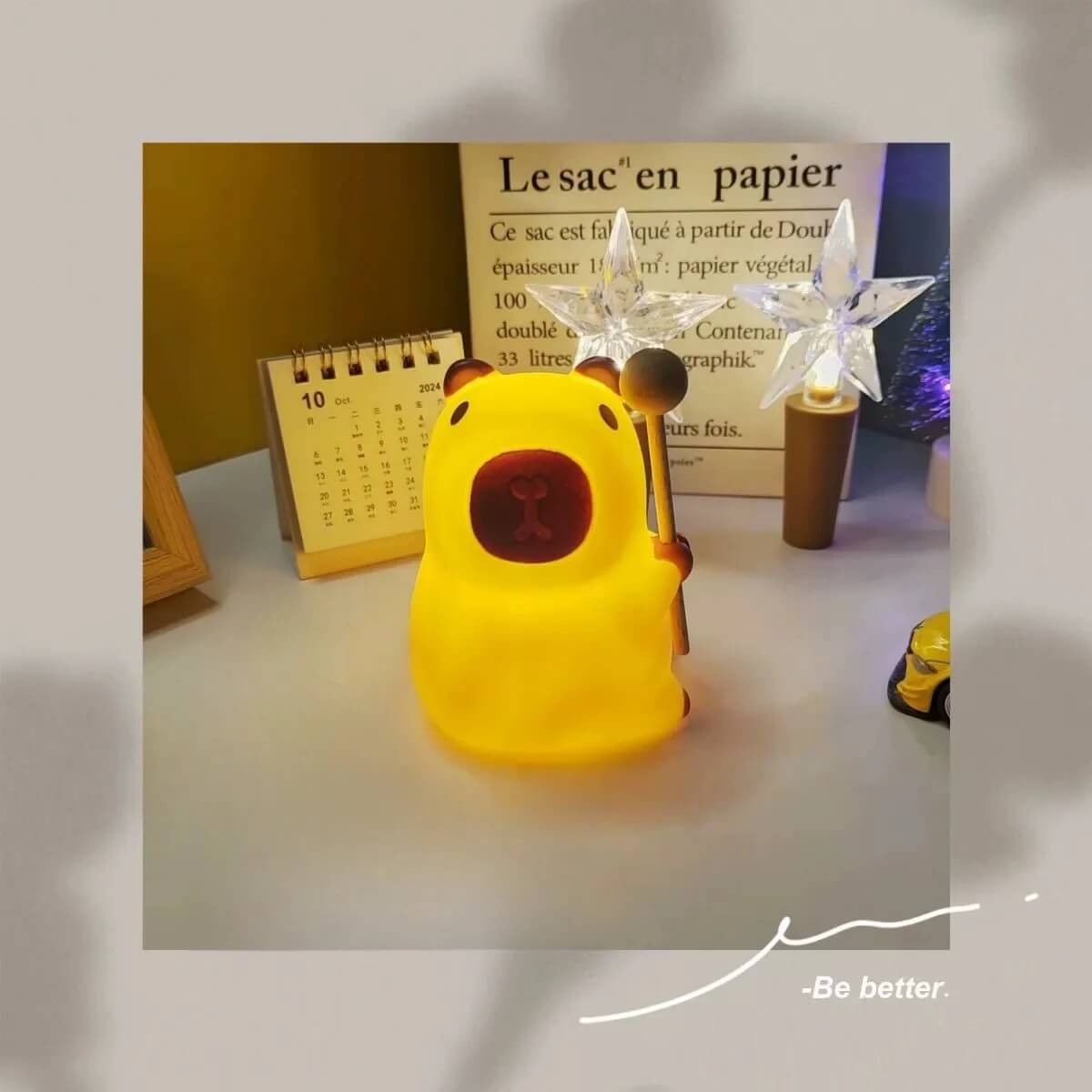 LumiBara - Zacht, oplaadbaar en veilig nachtlampje voor kinderen