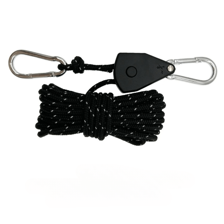 ReflectaCord - Reflecterend Tentkoord 5M met Verstelbaar Katrol voor Kamperen