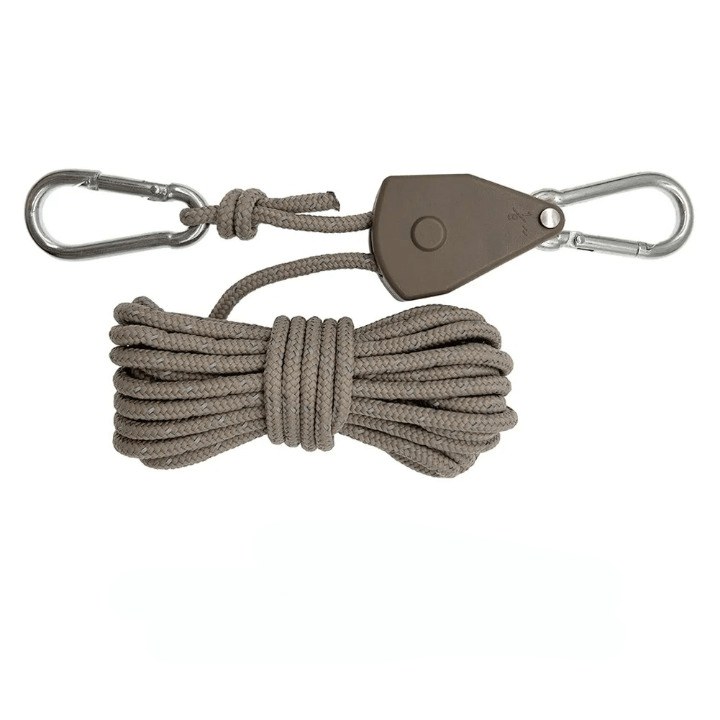 ReflectaCord - Reflecterend Tentkoord 5M met Verstelbaar Katrol voor Kamperen