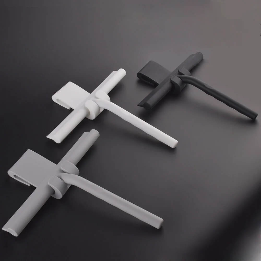 SlickWipe - Siliconen schraper voor douches en spiegels | houdt uw glazen oppervlakken schoon zonder moeite