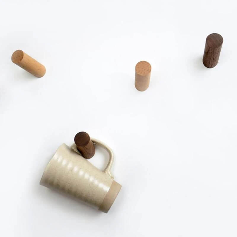 BarkHook - Houten wandhaak voor kleding, sleutels en accessoires | Stijlvol opbergen in natuurlijk design