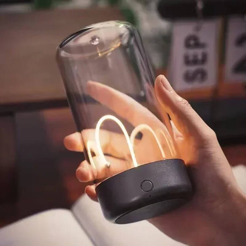 QuantumGlow - Draagbare LED-lamp met magnetische en flexibele gloeidraad | USB-C oplaadbare sfeerverlichting