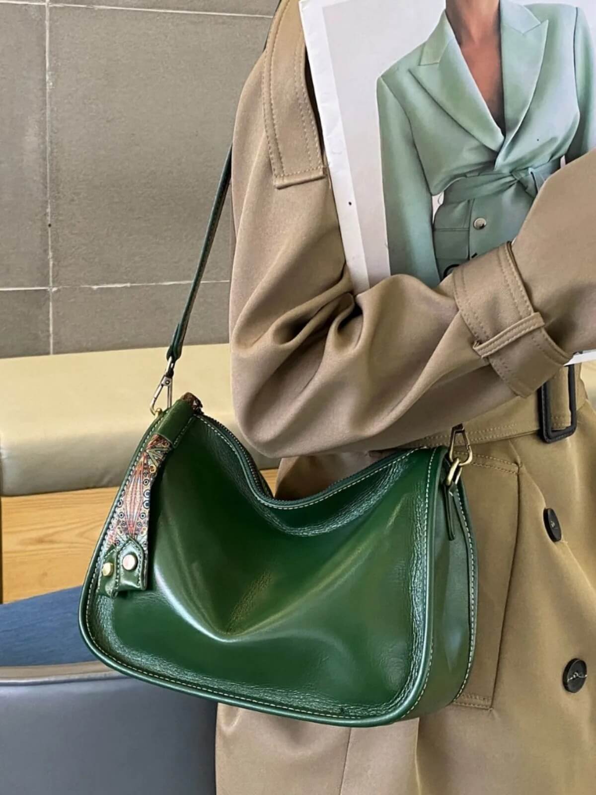 Luxe Leren Tas - Ruime en elegante handtas van echt leer