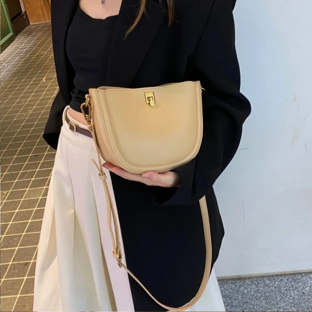 Saddelux - Luxe Mini Zadeltas van echt leer