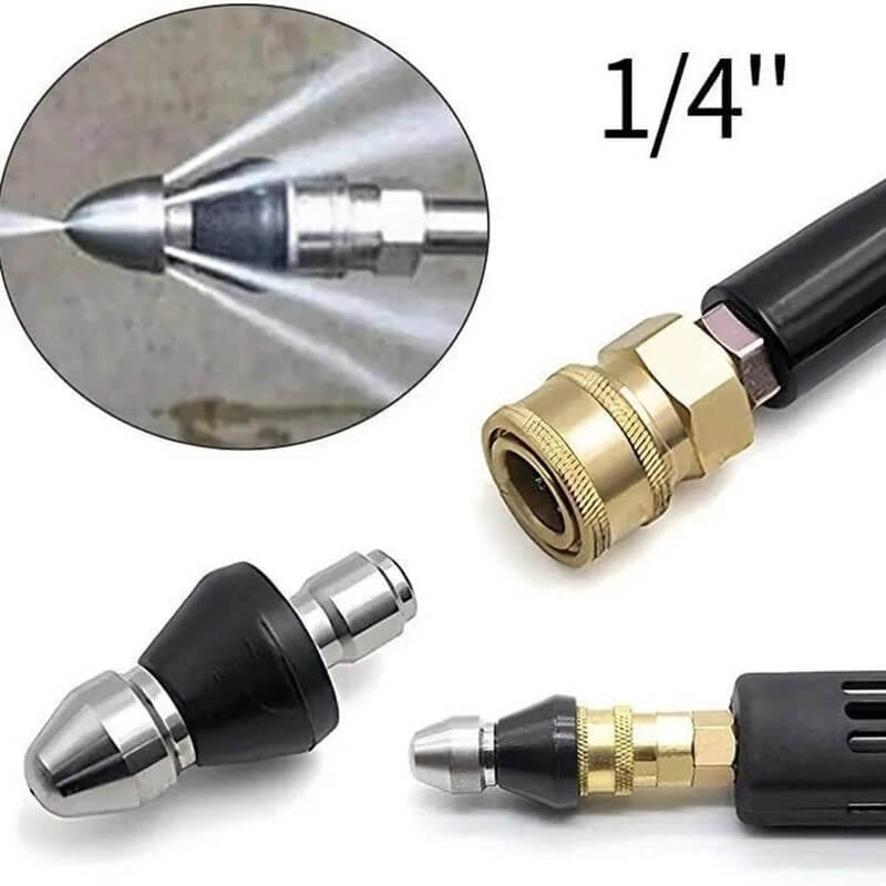 JetRens - Hogedrukspuitpistool voor buizen en afvoeren - Reinigt moeilijk bereikbare verstoppingen met precisie