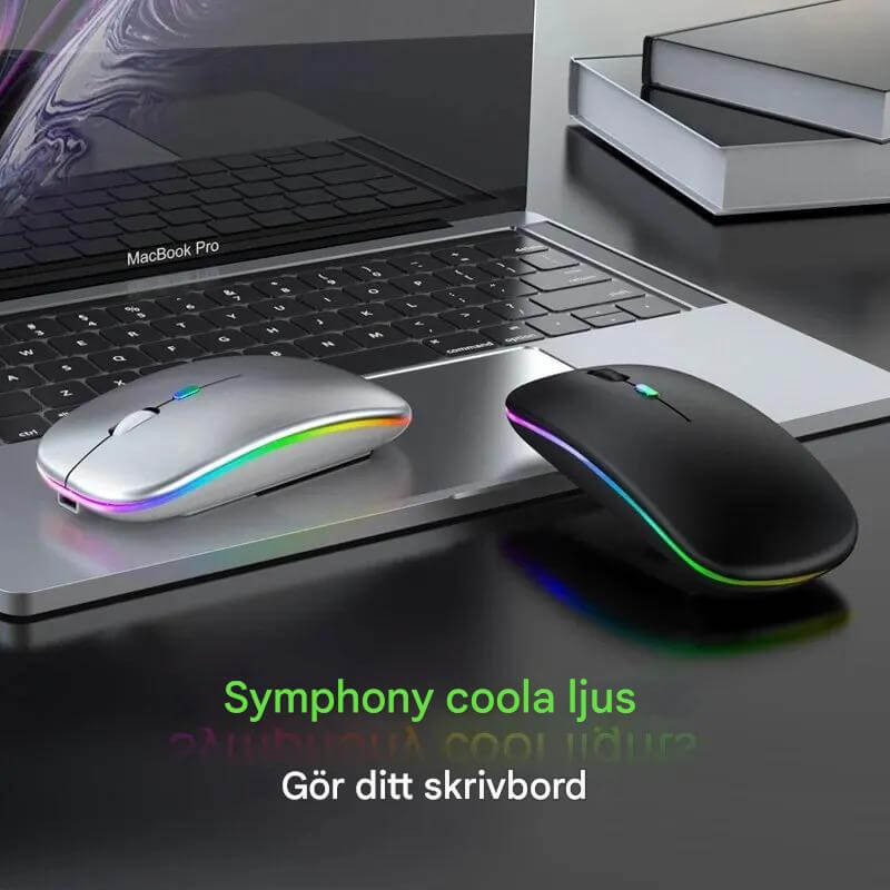 VibeGrip - Draadloze RGB Ergonomische Muis | Stijl, Comfort en Precisie in één