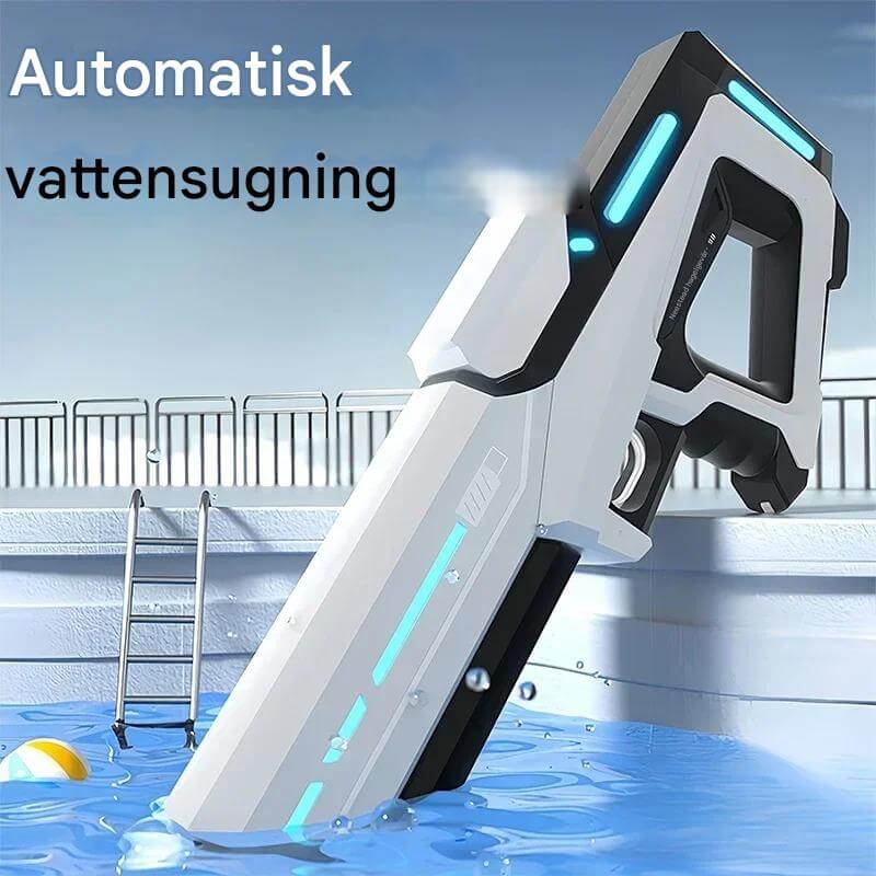 SplashForce - Automatisch waterkanon voor spelen en zomerspelen | Elektrisch aangedreven, groot bereik en veel actie