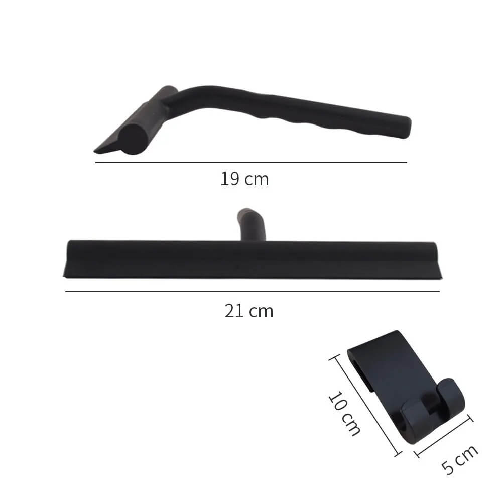 SlickWipe - Siliconen schraper voor douches en spiegels | houdt uw glazen oppervlakken schoon zonder moeite