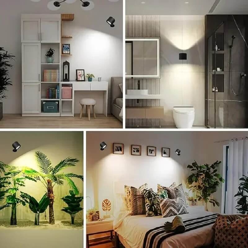 NordGlow - Magnetische LED Wandlamp met Twee Lichtbronnen | Flexibele Verlichting voor Elke Hoek van het Huis