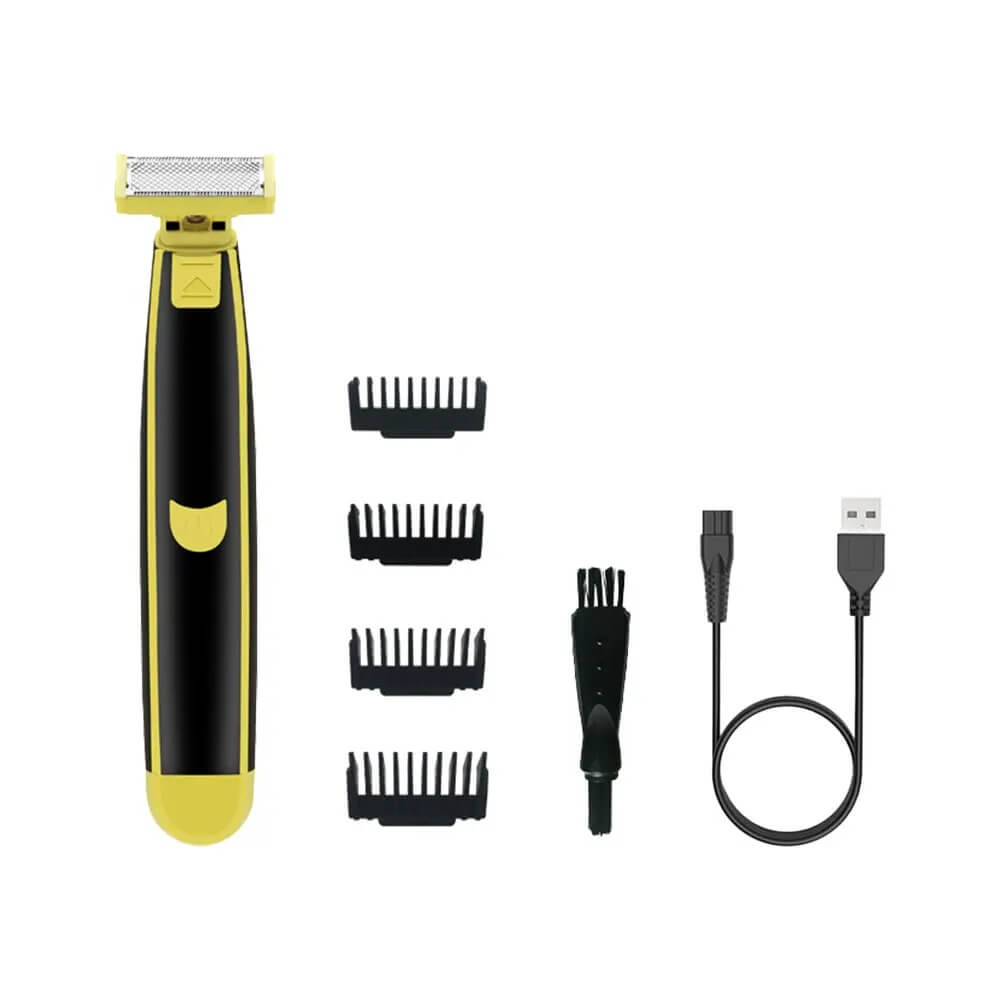 TrimFlex Scheerapparaat - Waterbestendig, Dubbel Blad & Oplaadbaar voor Reizen en Dagelijks Gebruik