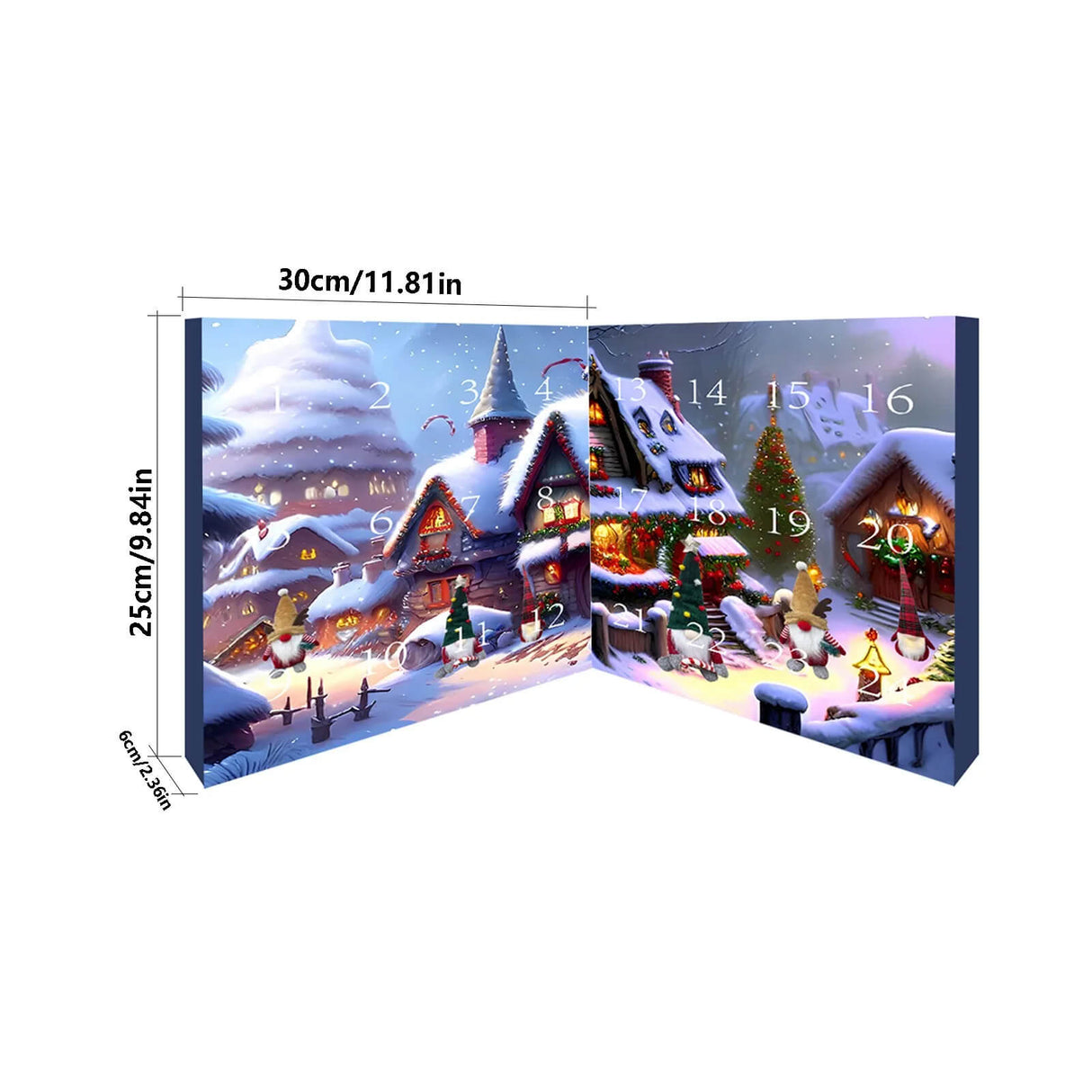 Kerstman & Halloween adventskalender 2024 - Aftellen met verzamelfiguurtjes, kindvriendelijke woondecoratie en aftelkalender