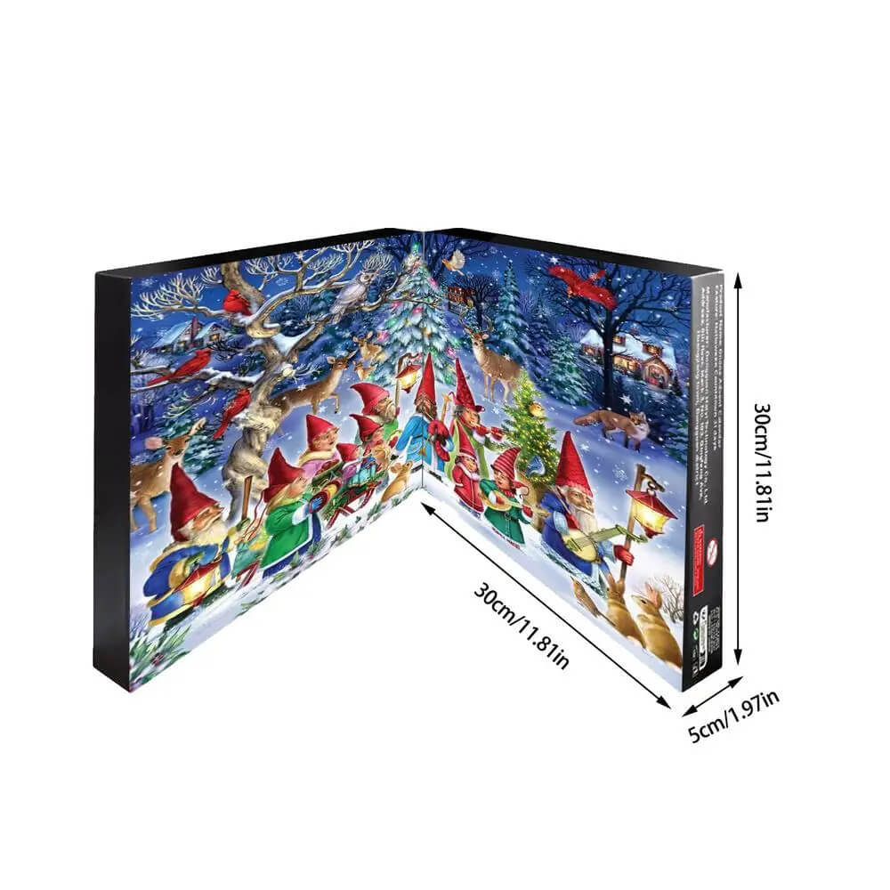 Kerstman & Halloween adventskalender 2024 - Aftellen met verzamelfiguurtjes, kindvriendelijke woondecoratie en aftelkalender