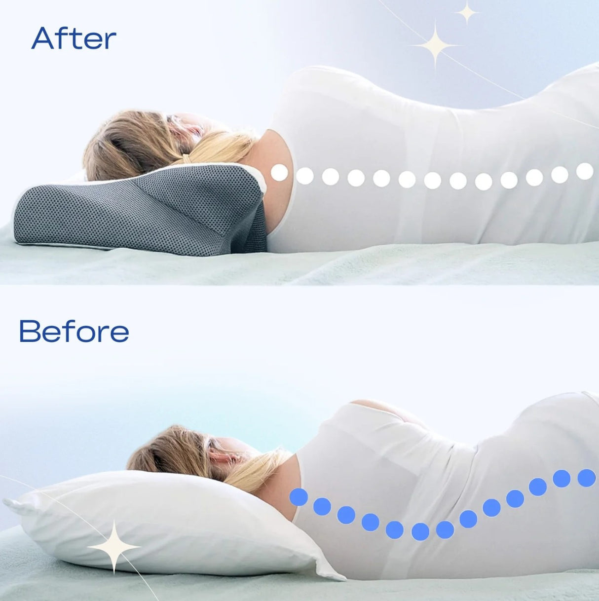 Snoozeit - Ergonomisch & Comfortabel Orthopedisch Nekkussen