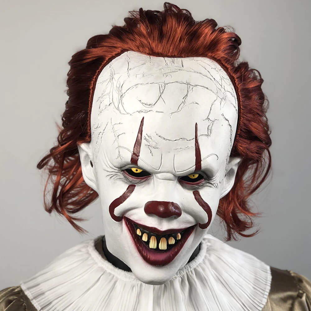 Halloween Pennywise Clown Masker - Enge Demon Clown voor Halloween en Carnaval