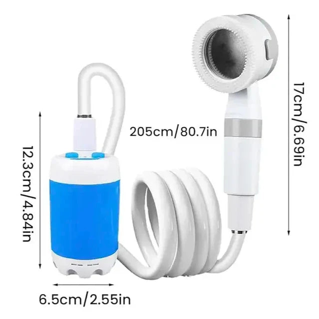 CampFlow - Draagbare douche met waterpomp