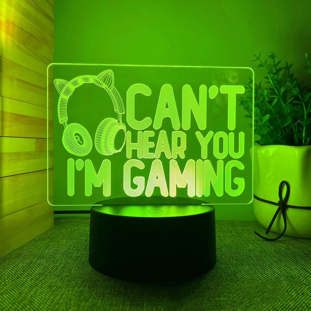 3D LED Lamp Gamer